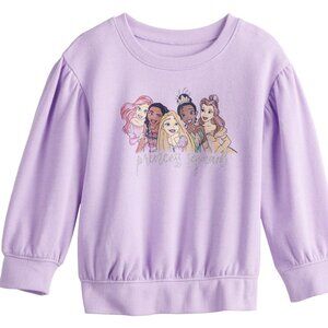 Disney Princess Baby Girl Fleece Sweatshirt by Jumping Beans 2T New with Tags